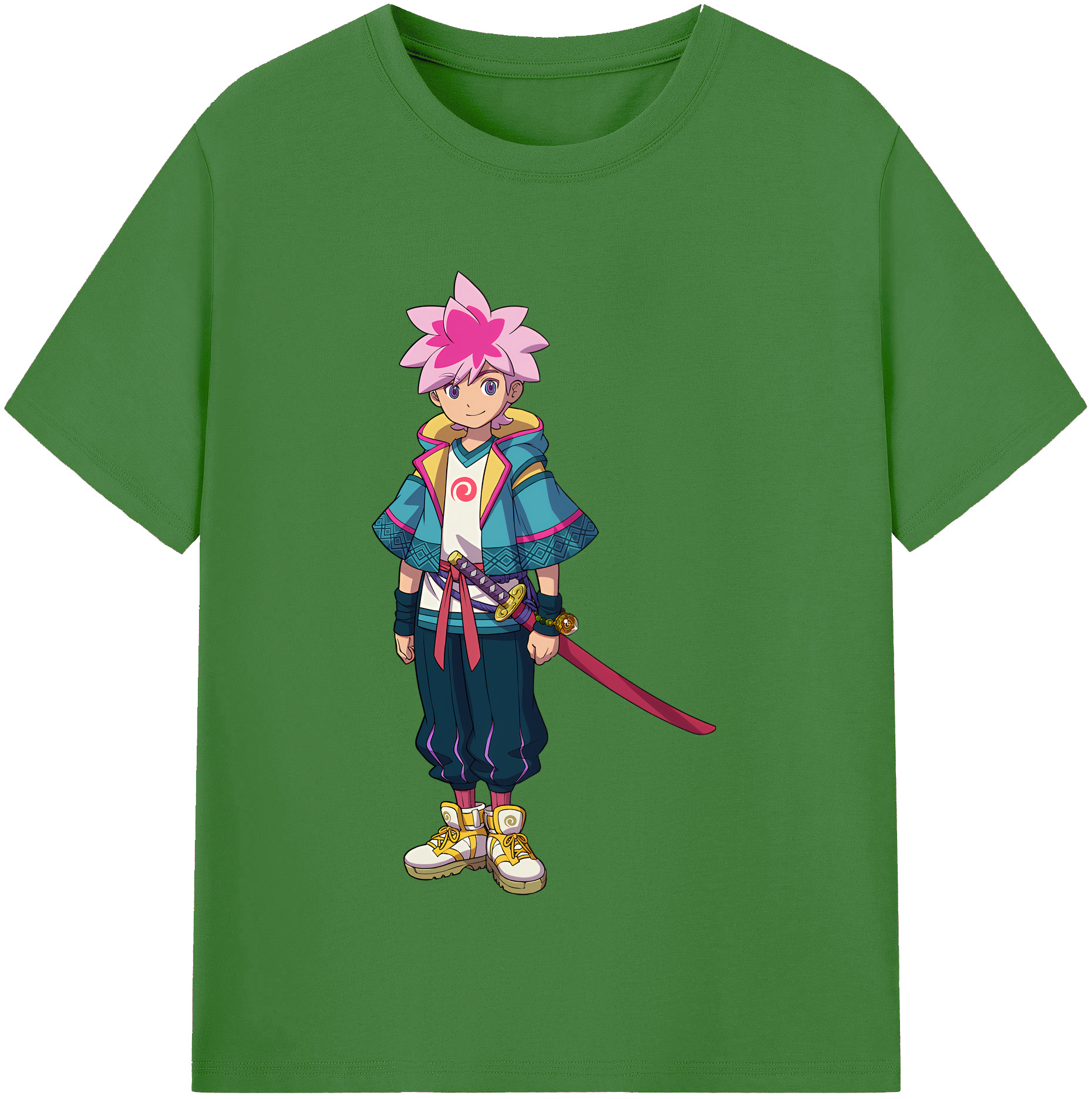 （画像用） 妖怪ウォッチ Yo-kai Watch レディースカジュアルプリントTシャツ（綿100％）